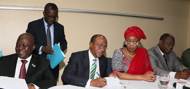Central Bank of Nigeria (CBN), Ministry of Petroleum Resources, Ministry of Power and the Nigerian Electricity Regulatory Commission (NERC) sign MoU on the CBN-Nigeria Electricity Market Stabilization Facility (NEMSF)